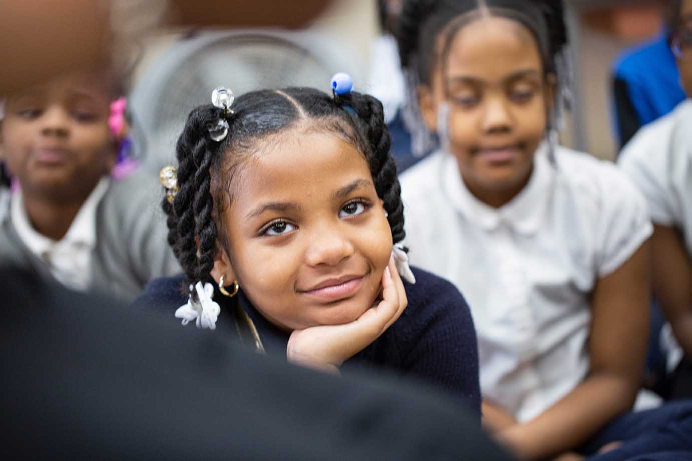 African American Child Smiling 